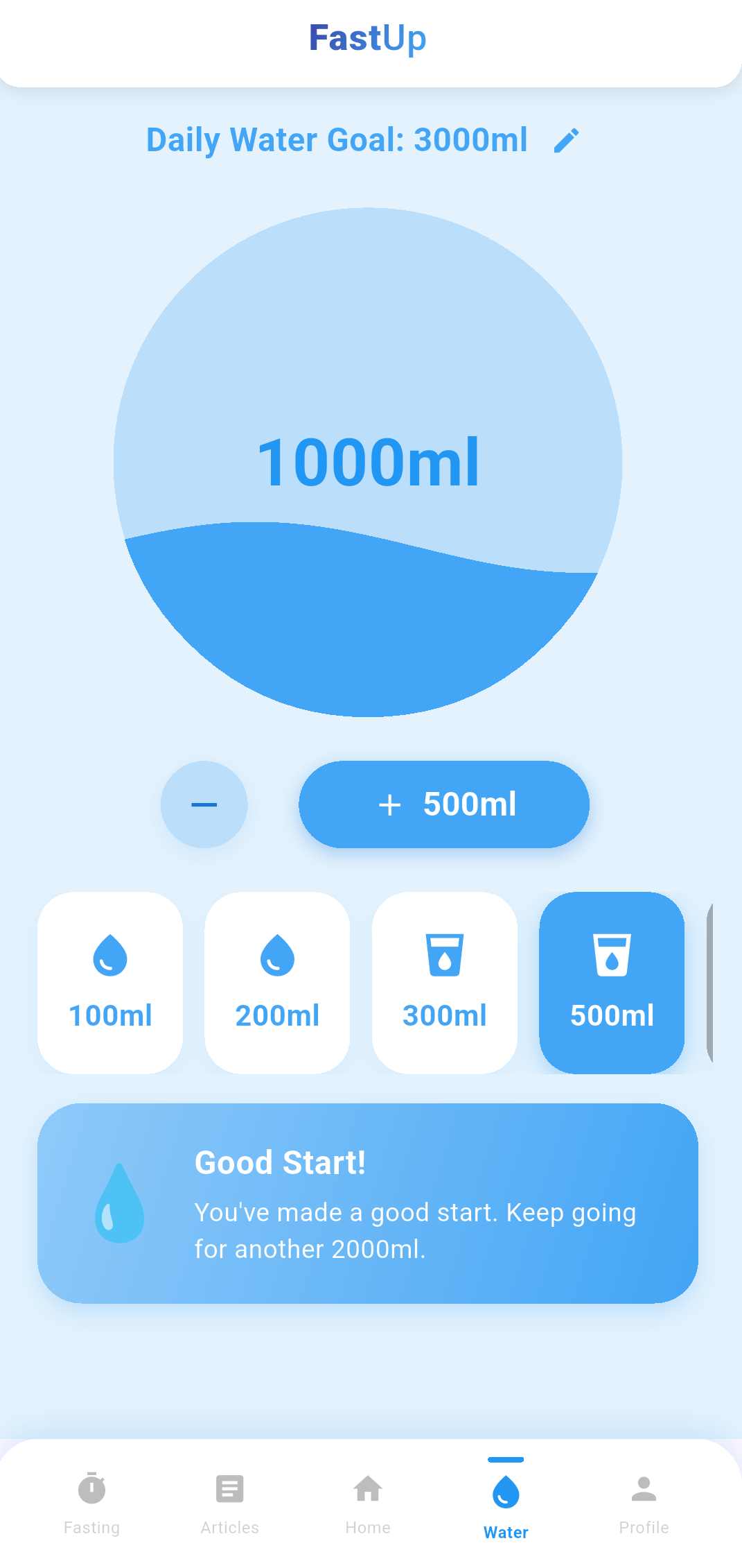 Water Tracking